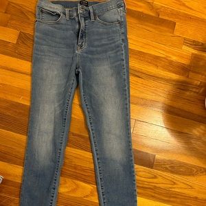J.Crew 10” high rise skinny jeans